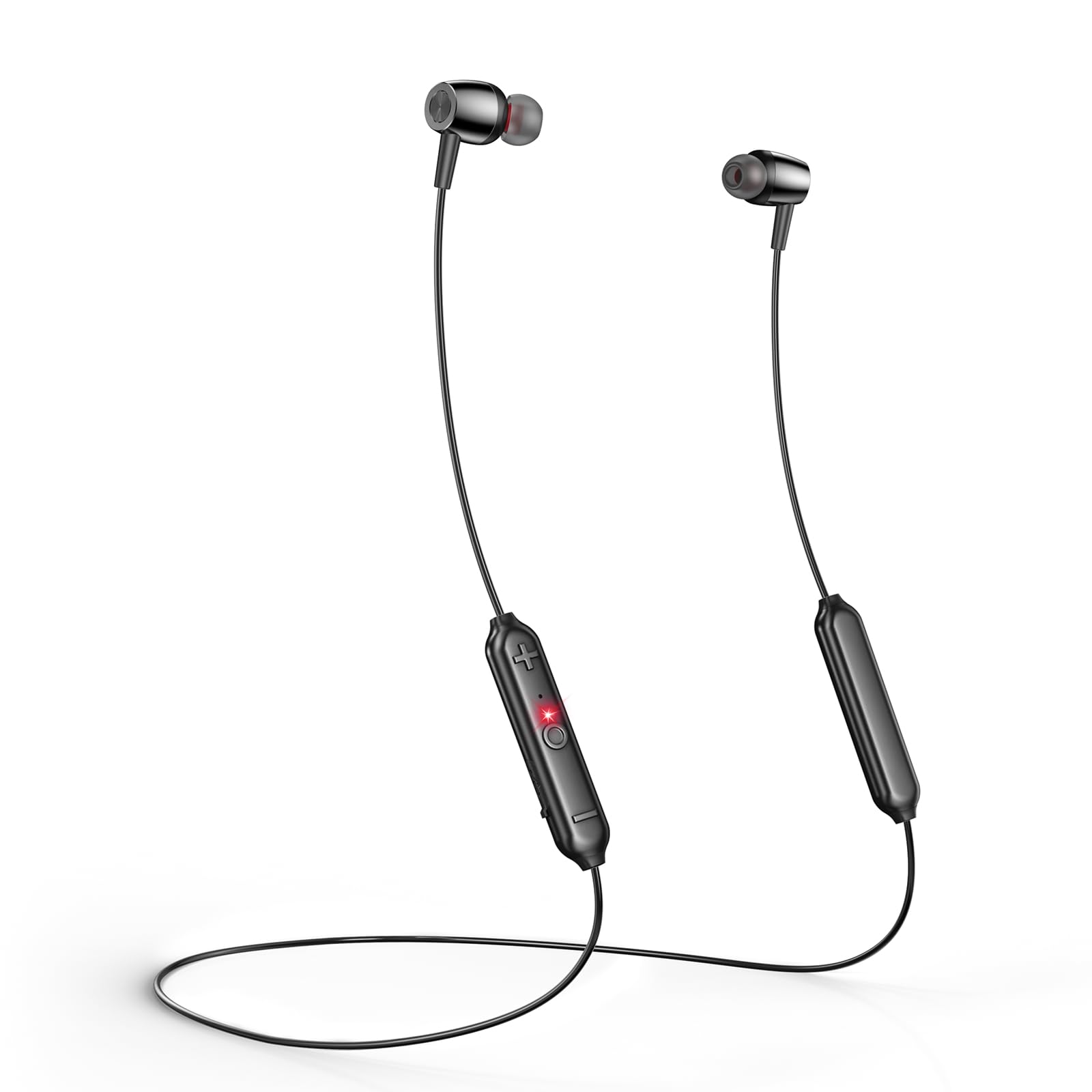 

New Model Earphones Bluetooth Neckband Earphones Breakthrough in Technology 20 Hours Continuous Convenient Neckband Innovative Convex Buttons Flexible