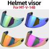 MT-V-14B Helmet Visor Suitable for MT REVENGE 2S MT-V-14B Face Shield Visor Windshield Sunshield Anti-UV Helmet Accessories