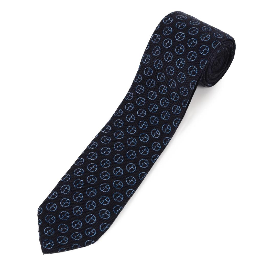 Emporio Armani Giorgio Armani Tie GA08 Navy Men's (GA08-8 GAU-ALL-VARIOUS) [Used]