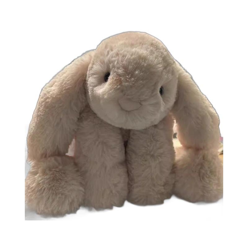 Cute Smudge Rabbit Toy for Children Plush Doll Super Soft PP Cotton Filled Birthday Gift 34cm
