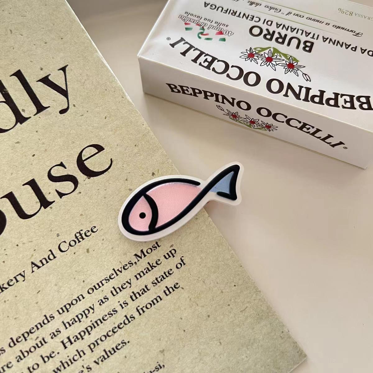 

Милая японская заколка для челки в виде рыбьей кости для девочек - оригинальный забавный аксессуар для волос