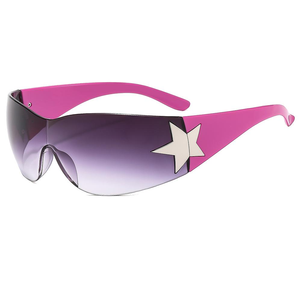 New YK European and American Spice Girls Surround Pentagram Sunglasses Hot-selling Fashion Sunglasses