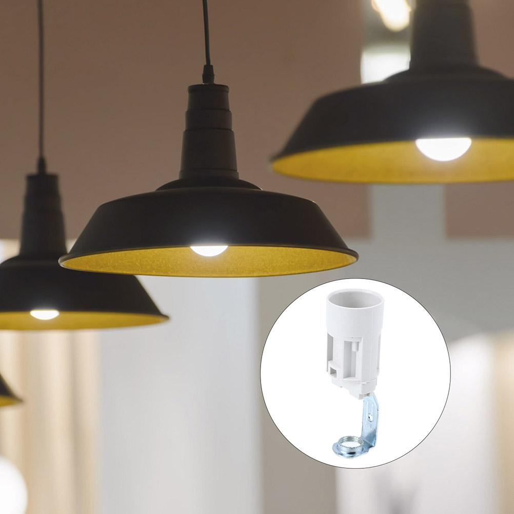6 Pcs E14 Socket Lamp Parts Replacement Bulb Holder Light Sockets Candelabra Fixture Lamp Bases Lighting Accessories