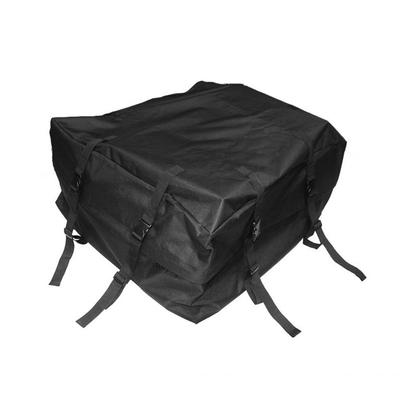 Sac de toit en tissu polyester 600D imperméable et anti-poussière pour SUV, sac de rangement de voyage durable de grande capacité