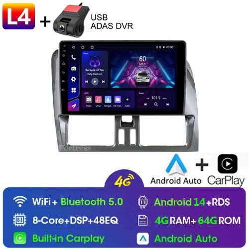 Android 13 For Volvo XC60 2008 - 2017 Car Radio Multimedia Video Player Navigation GPS Android No 2din 2 Din Dvd