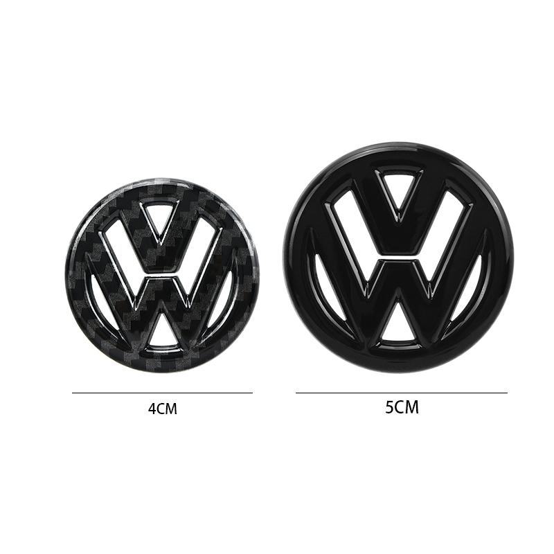 VW Car Sticker Car ABS Plastic Steering Wheel Logo Circle Trim Sticker for Volkswagen Golf VW PoloJetta Mk6 Tiguan Passat Zs1
