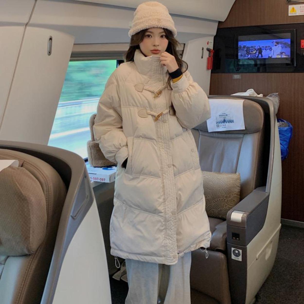 

Новое длинное и короткое пуховое пальто, женское зимнее стеганое пальто с хлебом, пальто