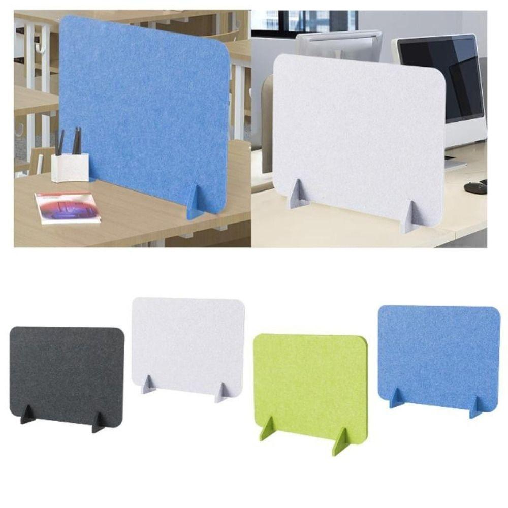 40x60cm Desk Screen Felt Baffle Anti-foam Sound-absorbing Partition Board Student Desk Polyester Fiber Isolation Board