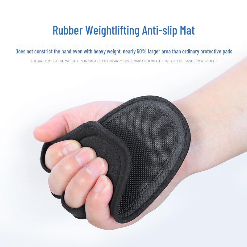 Rubber Anti-Slip Weightlifting Gloves & Palm Protector 234