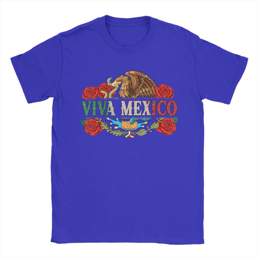 Viva Mexico Shirts Men Women Independence Day Mexico Flag T-Shirt For Mens Beach Y2K Casual T-Shirts O Neck Tee Shirt Clothing
