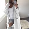 Cardigan da Donna Maglione Manica Lunga Aperto Davanti Cardigan Lungo Maglione a Treccia Maglioni Cappotti Giacca Capispalla