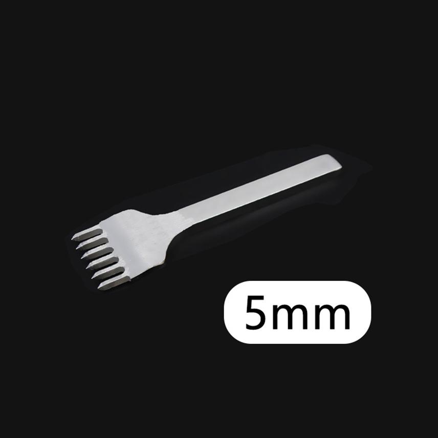 1Pc 3/4/5/6mm Leather Hole Punch Eyelets Tool Button Installer Belt Hole Puncher Work With Leather Craft Leather Goods Tools