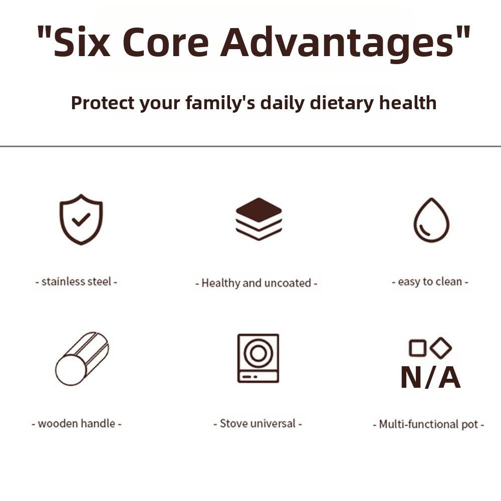 Single Handle Cooking Sauce Bowl Stainless Steel Food Supplement Pot New Milk Pot