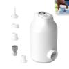 3-in-1 Mini Air Pump Handheld Electric Air Pump with LED Light for Bikes Sports Gear Beach Toys