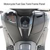 Motorcycle Fuel Tank Frame Panel, Carbon Fiber Style High-Strength Fuel Tank Protection Panel for NMAX 125 155