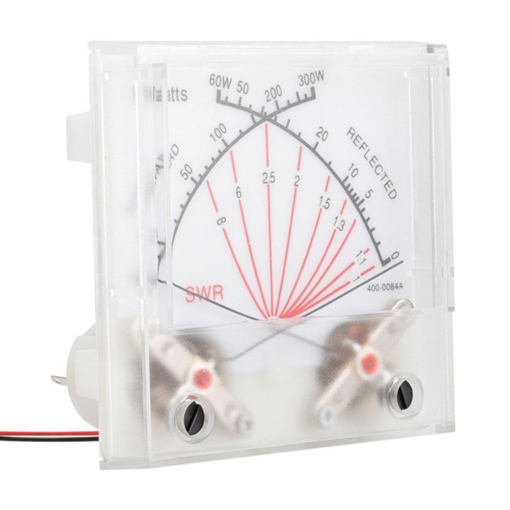 Radio Station 60/300W Power Meter Transmitter Standing Wave Ratio SWR Watt Meter