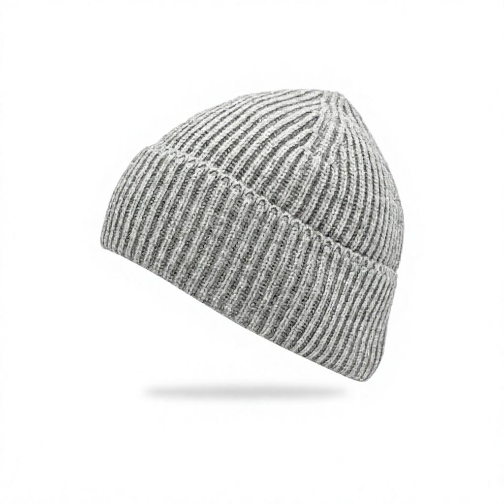New Solid-color Chunky-knit Beanie versatile Cold-weather Hat Cross-border E-commerce Keeping Women Warm Winter;