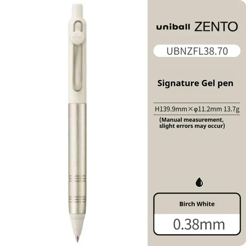 Mitsubishi Uni Ultimate Signature Pen,ZENTO Retractable Metal Gel Pen with Ultra-Smooth Ink Luxurious Feel Useful Writing Tools