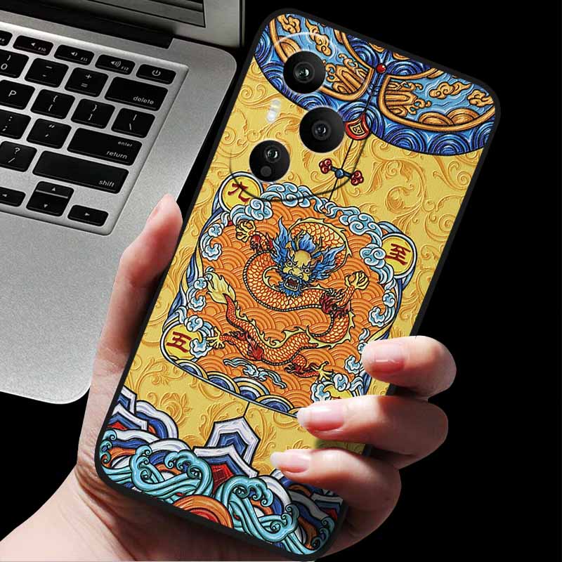 Emboss Case For Honor 400 / 400 Pro / 400 Lite 3D Relief Embossed Retro Silicone Back Cover For Honor 400 Pro 400 5G Soft Emboss