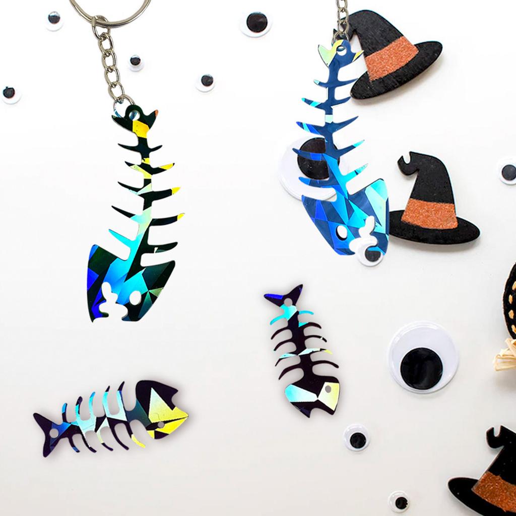 Fishbone Shape Mold Handmade Ornament Pendant Silicone Mold DIY Holographic Resin Mold for DIY Decoration