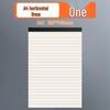 Tearable A5/B5 Thick Notebook: Lined, Sticky Notes, Blank, Grid for Business & Drafts