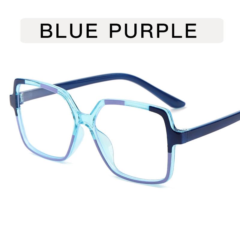 2026 new anti blue light glasses for women ins summer fashion dopamine colored large frame reading glasses