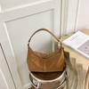 Suede Velvet Women's Large Capacity Crossbody Tote Bag - Winter Solid Color Casual Handbag