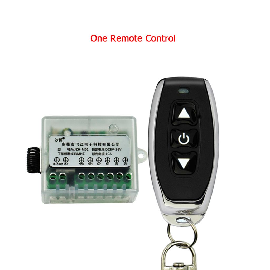 DC Motor Remote Control Linear Actuator Controller CW And CCW 433MHz 50m MAX Current 2.5A
