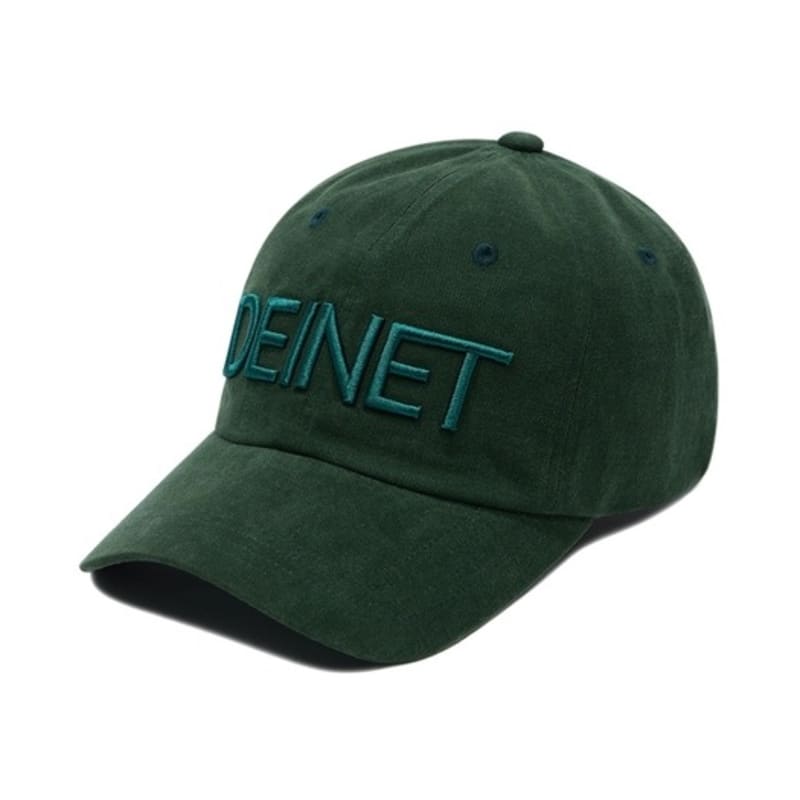 DEINET DEINET LOGO CAP IN GREEN