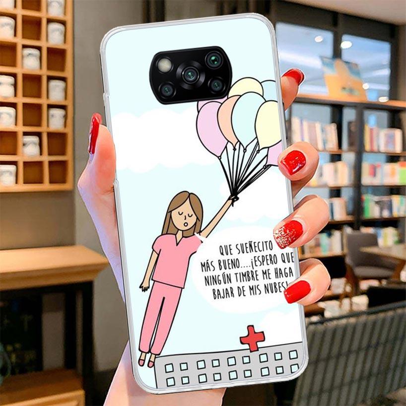 Medicine Nurse Doctor Cover Phone Case For Xiaomi Poco F7 Ultra X7 X6 X5 Pro M7 Redmi 15C 15 13C 13 12C 12 10C 10 9A 9C 9T 9 She