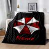 Umbrella Corporation Emblem Blanket Comfortable Perfect for Bedding Livingroom Sofa Four Seasons Universal Modern Style Gifts For Family Or Friends