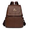 Woven Backpack Women Large Capacity Commuter Backpack Multifunctional Student Schoolbag