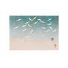 Ancient Style Art-Inspired Sticky Notes - 80 Sheets, Non-Adhesive, Landscape Designs, Memo & Scrapbook