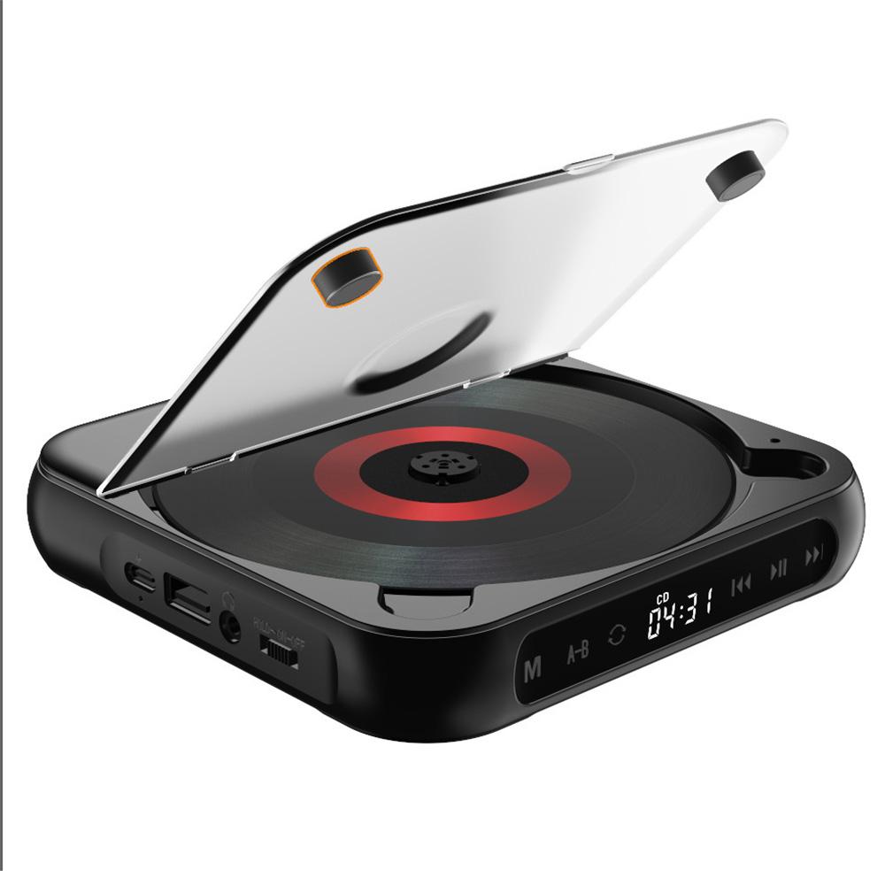 Portable Music CD Player With 5 Playback Modes Mini CD Walkman For Student Men Women Touchscreen Bluetooth Earphone Dropshipping