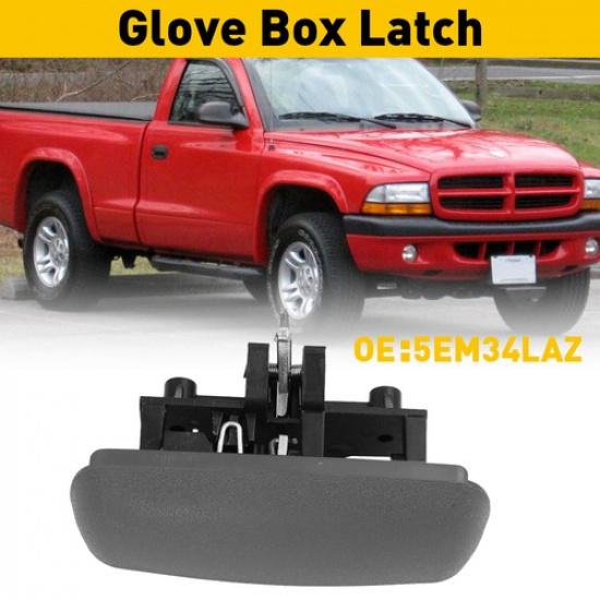 For 1997 1998-2000 Dodge Dakota Glove Box Latch Catch Handle Black 5EM34LAZ H