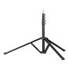 KINGJOY FL2019 Adjustable Metal Tripod Light Stand 8kg 17.6lbs Load Capacity 1 4 Inch Screw Max. Height 180cm 5.9ft