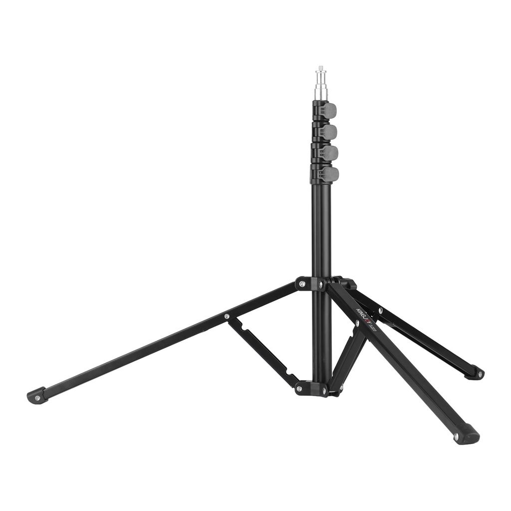 KINGJOY FL2019 Adjustable Metal Tripod Light Stand 8kg 17.6lbs Load Capacity 1 4 Inch Screw Max. Height 180cm 5.9ft