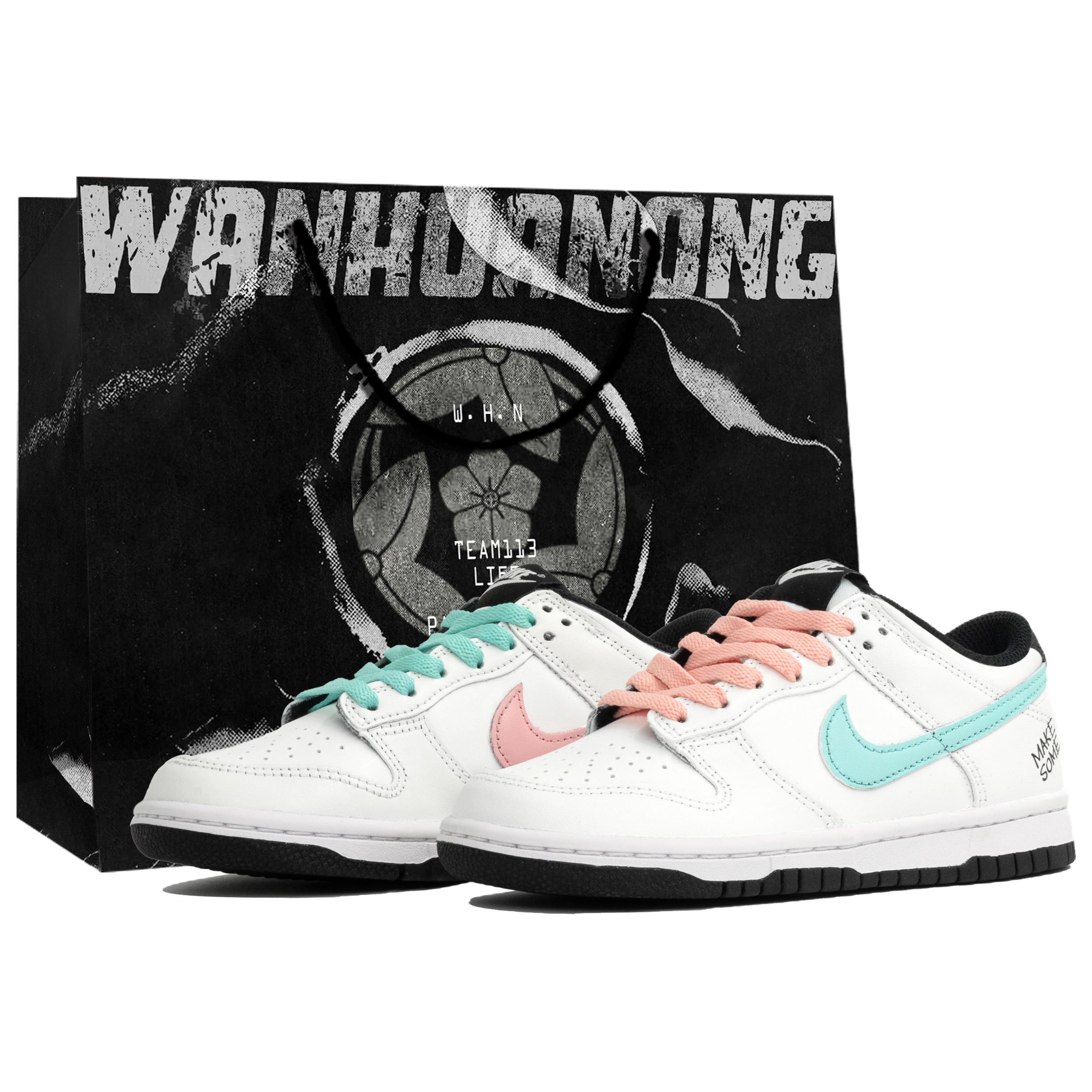 

Nike Dunk Skateboard Shoes Unisex Low Top Red/Green DD1391-100(Team113-S-BOX) 37.5