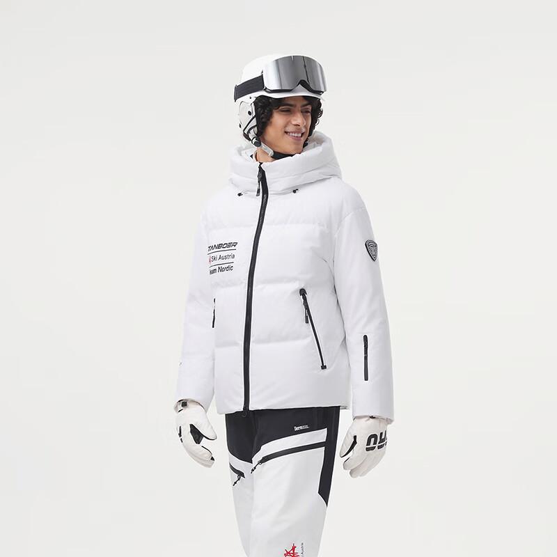 Tanbor Unisex Outdoor Ski Goose Down Thickened Short Sports Jacket 550380A