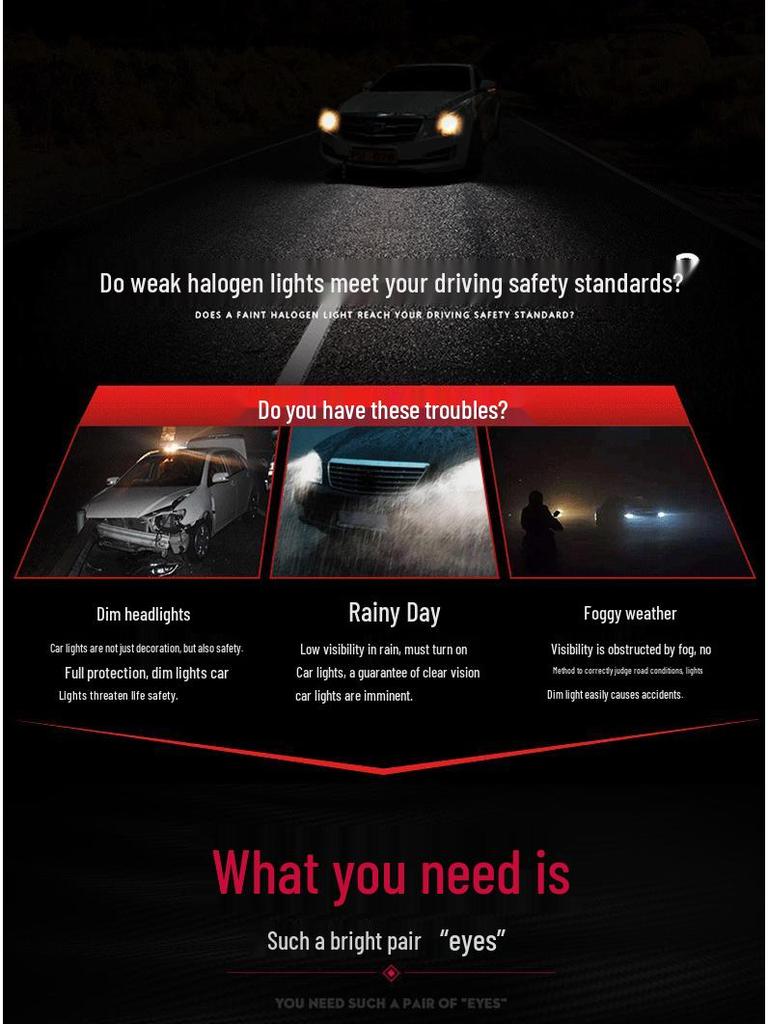 LED Daytime Running Lights & Projector Headlights for 1996-2001 Toyota 4Runner