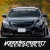 Nobody's Perfect JDM Slogan Car Windshield Banner Stickers Automobile Windscreen Vinyl Decal Car Styling Decoration Accessories