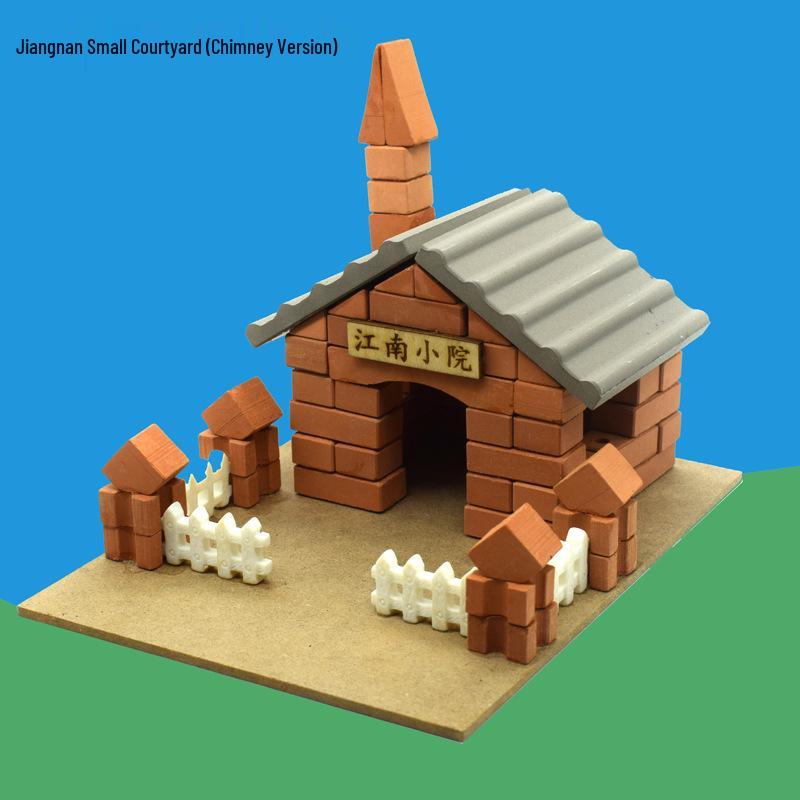 Little Bricklayer DIY Cement House Building Blocks - Educational Toy for Children