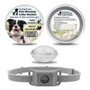 Flea Prevention Tag for Dogs Natural Ingredients Tick Repellent Tag Waterproof Collar Tag with 2 Refills Adjustable for Small Medium And Large Dogs