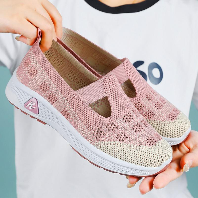 Shoes Women's Summer Women's Shoes Wholesale Breathable Hollow Single Shoes Old Beijing Cloth Shoes Pedal Mother Shoes