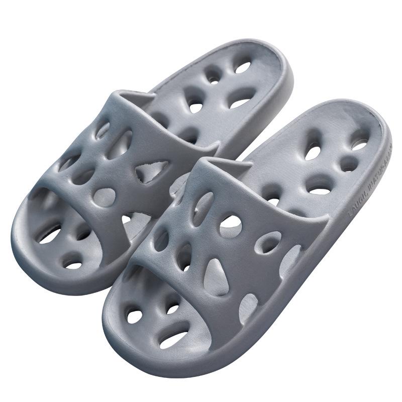 Men's and Women's Quick-Dry Non-Slip Shower Sandals - Summer Water-Permeable Indoor Slippers