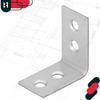 Carpenter's Angle, Construction Connector, Steel, Galvanized, 30X30X17 Mm, 100 Pcs