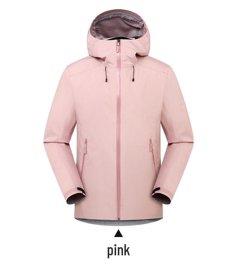 Unisex Ultralight Waterproof Windproof Softshell Jacket for Spring/Autumn Hiking and Camping