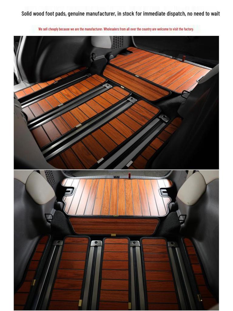 Solid Wood Floor Mats for 2022 Honda Odyssey Elysion 7-Seater, Fully Enclosed