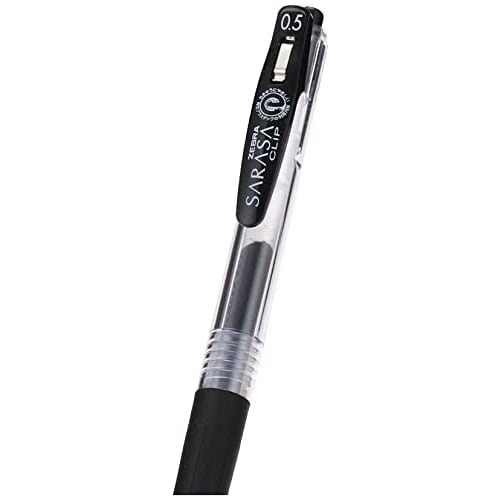 Zebra Gel Kugelschreiber Sarasa Clip 0,5 Schwarz 10 Stück P-JJ15-BK10