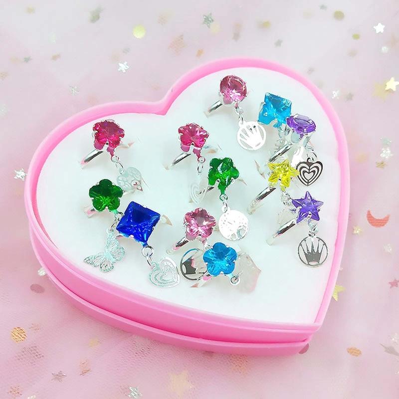 Cartoon Ringen 12/36 Stuks/Doos Kinderen Legering Vingerring Decoratie Verstelbare Knokkelring Feestartikel Actiefiguren Speelgoed